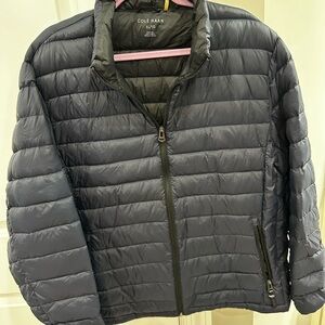 Cole Haan Women's Navy Puffer Jacket- XL